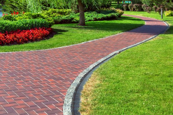 Brick Walkway Installation in Rogers