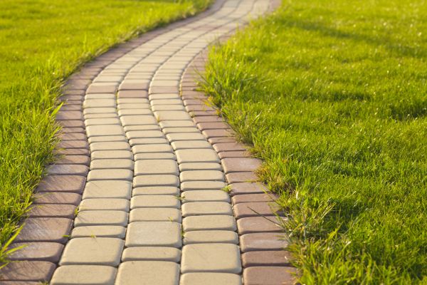 Sidewalk Brick Repair in Rogers