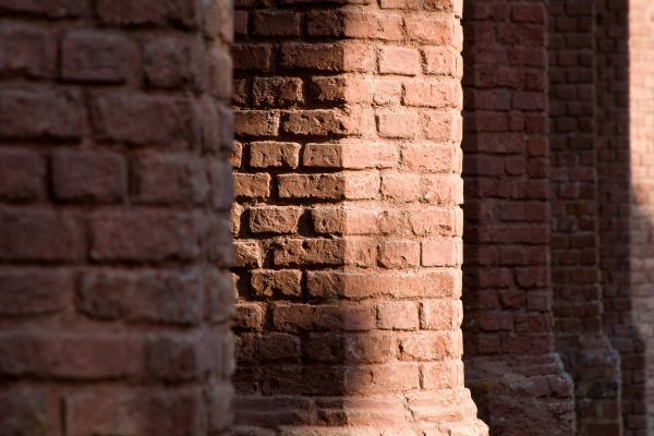Brick Pillars Installation in Rogers