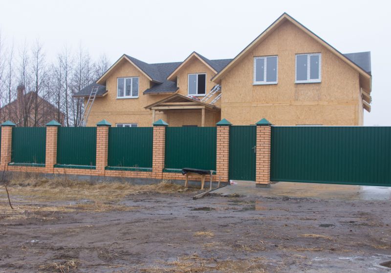 Brick Fence Installation